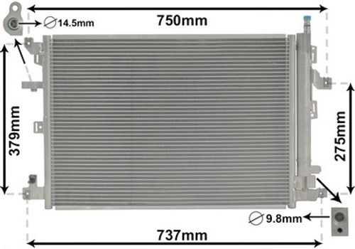 Image du produit pour Condenseur, climatisation