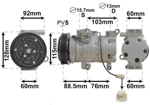 Image du produit pour Compresseur, climatisation