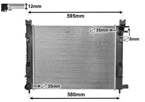 Image du produit pour Radiateur, refroidissement du moteur