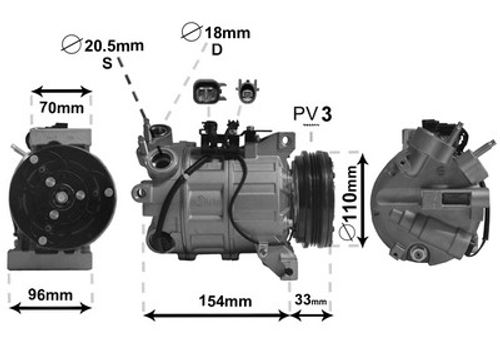 Image du produit pour Compresseur, climatisation