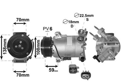 Image du produit pour Compresseur, climatisation