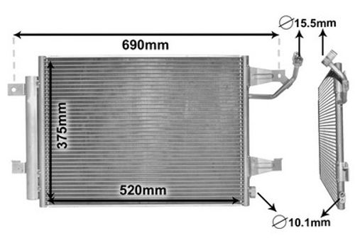 Image du produit pour Condenseur, climatisation