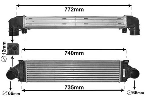 Image du produit pour Intercooler, échangeur