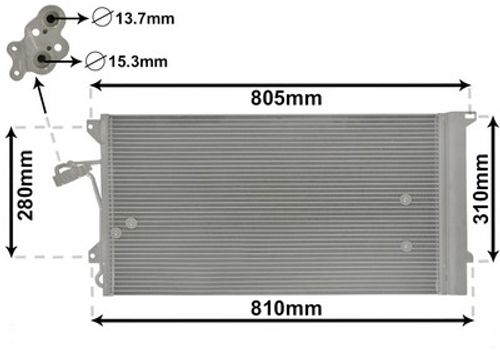 Image du produit pour Condenseur, climatisation