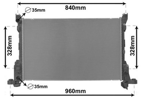 Image du produit pour Radiateur, refroidissement du moteur