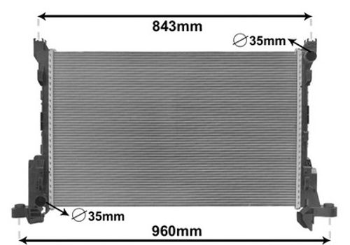 Image du produit pour Radiateur, refroidissement du moteur