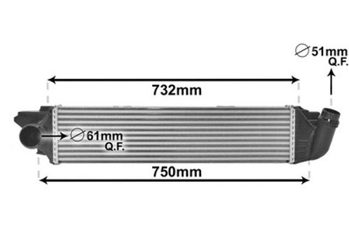 Image du produit pour Intercooler, échangeur