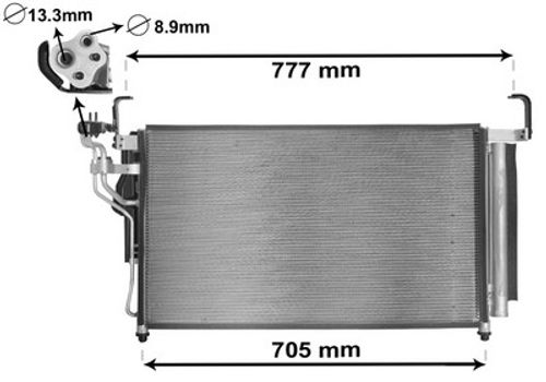 Image du produit pour Condenseur, climatisation