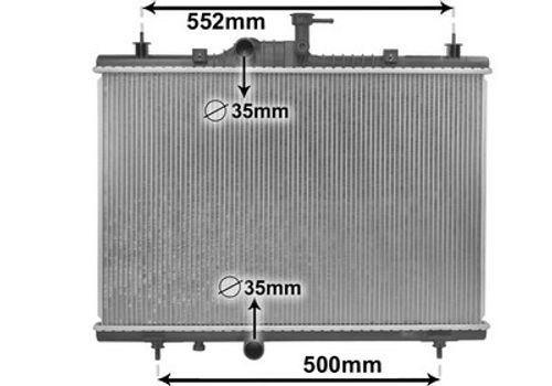 Image du produit pour Radiateur, refroidissement du moteur