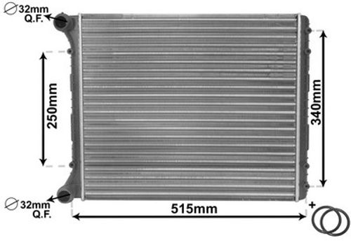 Image du produit pour Radiateur, refroidissement du moteur