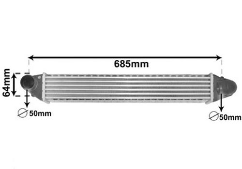 Image du produit pour Intercooler, échangeur
