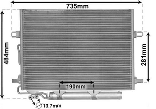 Image du produit pour Condenseur, climatisation