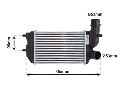 Image du produit pour Intercooler, échangeur