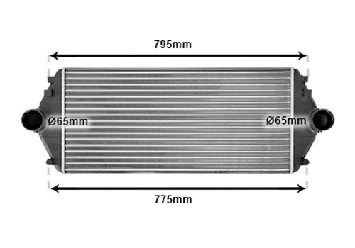 Image du produit pour Intercooler, échangeur