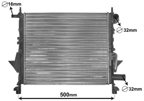 Image du produit pour Radiateur, refroidissement du moteur
