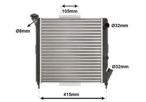 Image du produit pour Radiateur, refroidissement du moteur