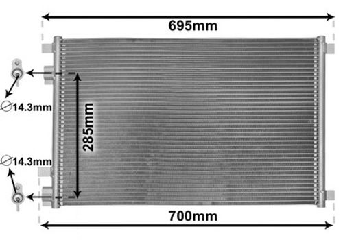 Image du produit pour Condenseur, climatisation
