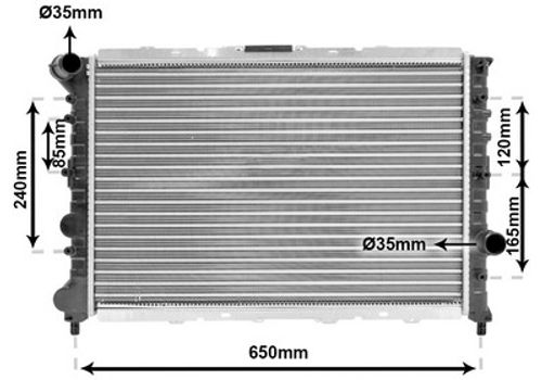 Image du produit pour Radiateur, refroidissement du moteur
