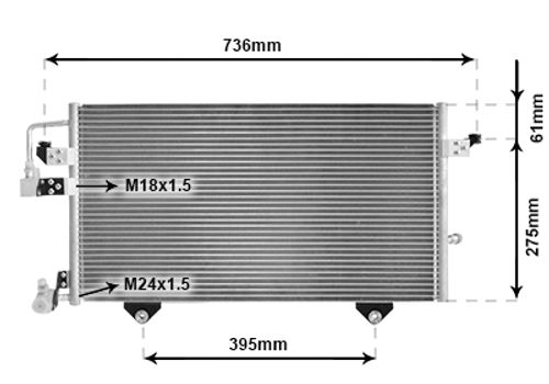 Image du produit pour Condenseur, climatisation