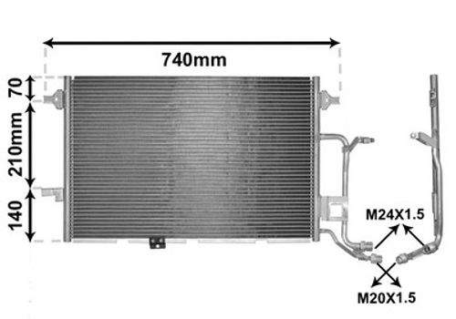 Image du produit pour Condenseur, climatisation