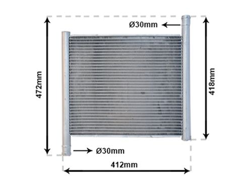 Image du produit pour Radiateur, refroidissement du moteur
