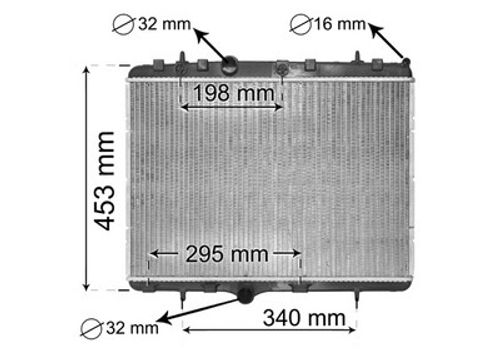 Image du produit pour Radiateur, refroidissement du moteur