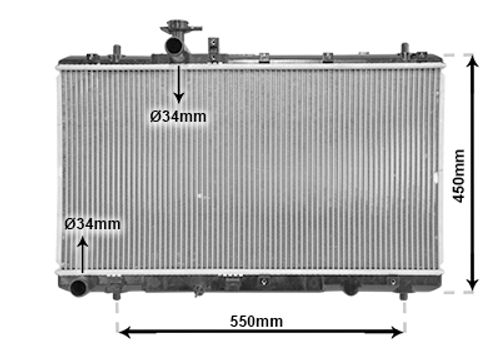 Image du produit pour Radiateur, refroidissement du moteur