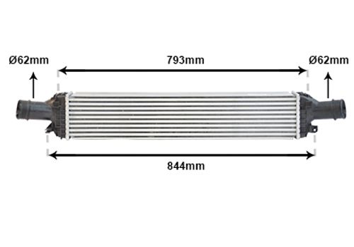Image du produit pour Intercooler, échangeur