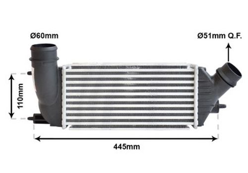Image du produit pour Intercooler, échangeur