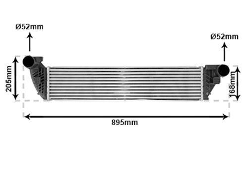 Image du produit pour Intercooler, échangeur