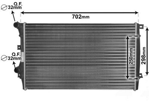 Image du produit pour Radiateur, refroidissement du moteur
