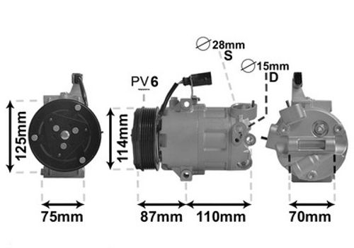 Image du produit pour Compresseur, climatisation