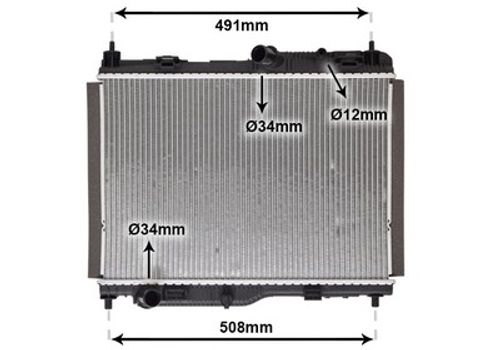 Image du produit pour Radiateur, refroidissement du moteur
