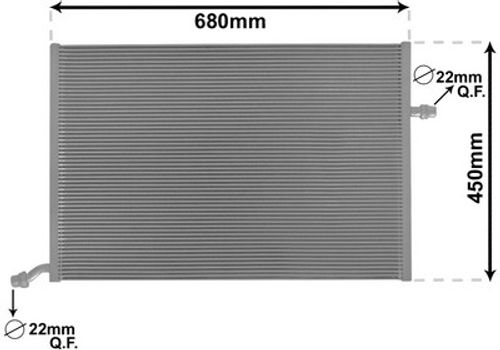 Image du produit pour Radiateur, refroidissement du moteur
