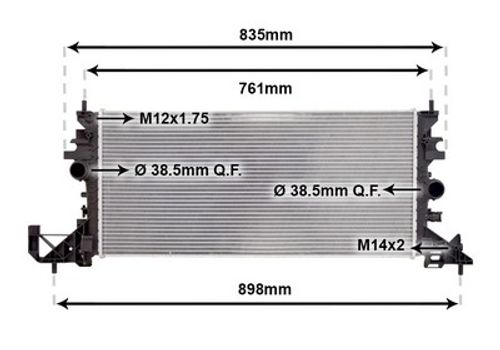 Image du produit pour Radiateur, refroidissement du moteur