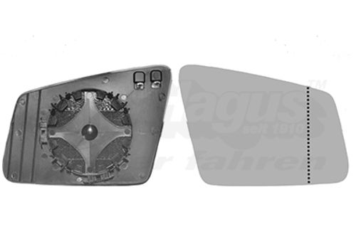 Image du produit pour Verre de rétroviseur, rétroviseur extérieur * HAGUS *