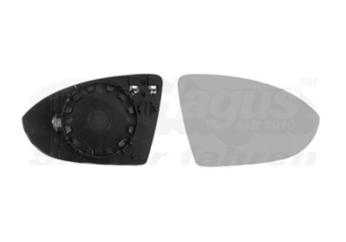 Image du produit pour Verre de rétroviseur, rétroviseur extérieur * HAGUS *