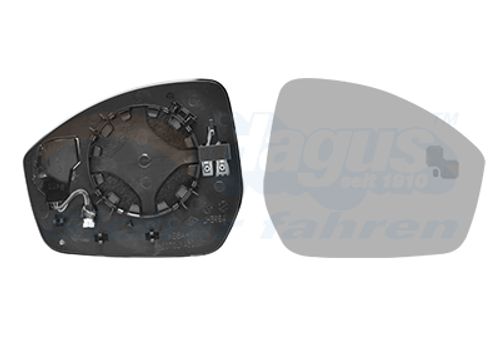 Image du produit pour Verre de rétroviseur, rétroviseur extérieur * HAGUS *