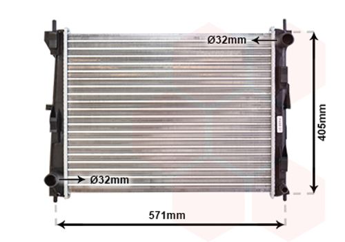 Image du produit pour Radiateur, refroidissement du moteur