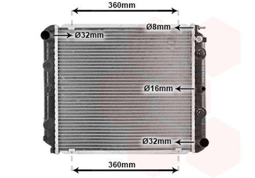 Image du produit pour Radiateur, refroidissement du moteur