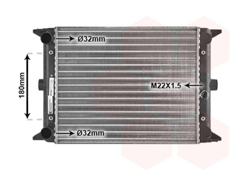 Image du produit pour Radiateur, refroidissement du moteur