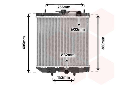 Image du produit pour Radiateur, refroidissement du moteur