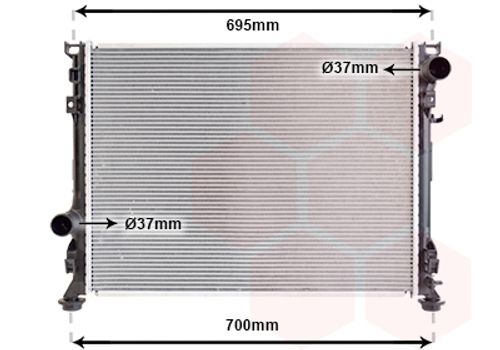 Image du produit pour Radiateur, refroidissement du moteur