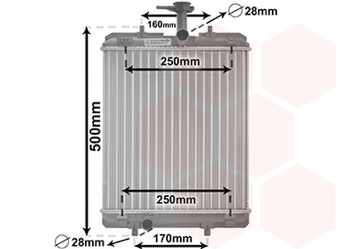 Image du produit pour Radiateur, refroidissement du moteur
