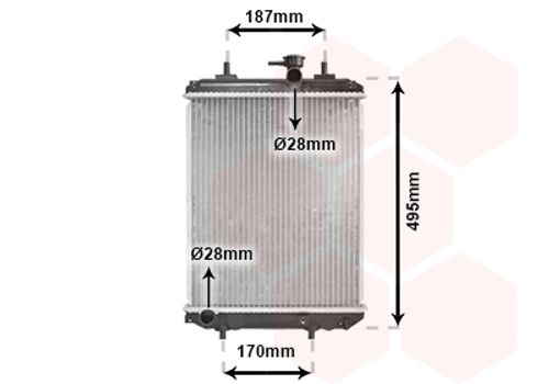Image du produit pour Radiateur, refroidissement du moteur