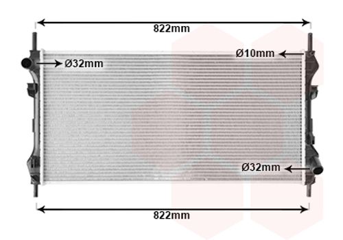 Image du produit pour Radiateur, refroidissement du moteur
