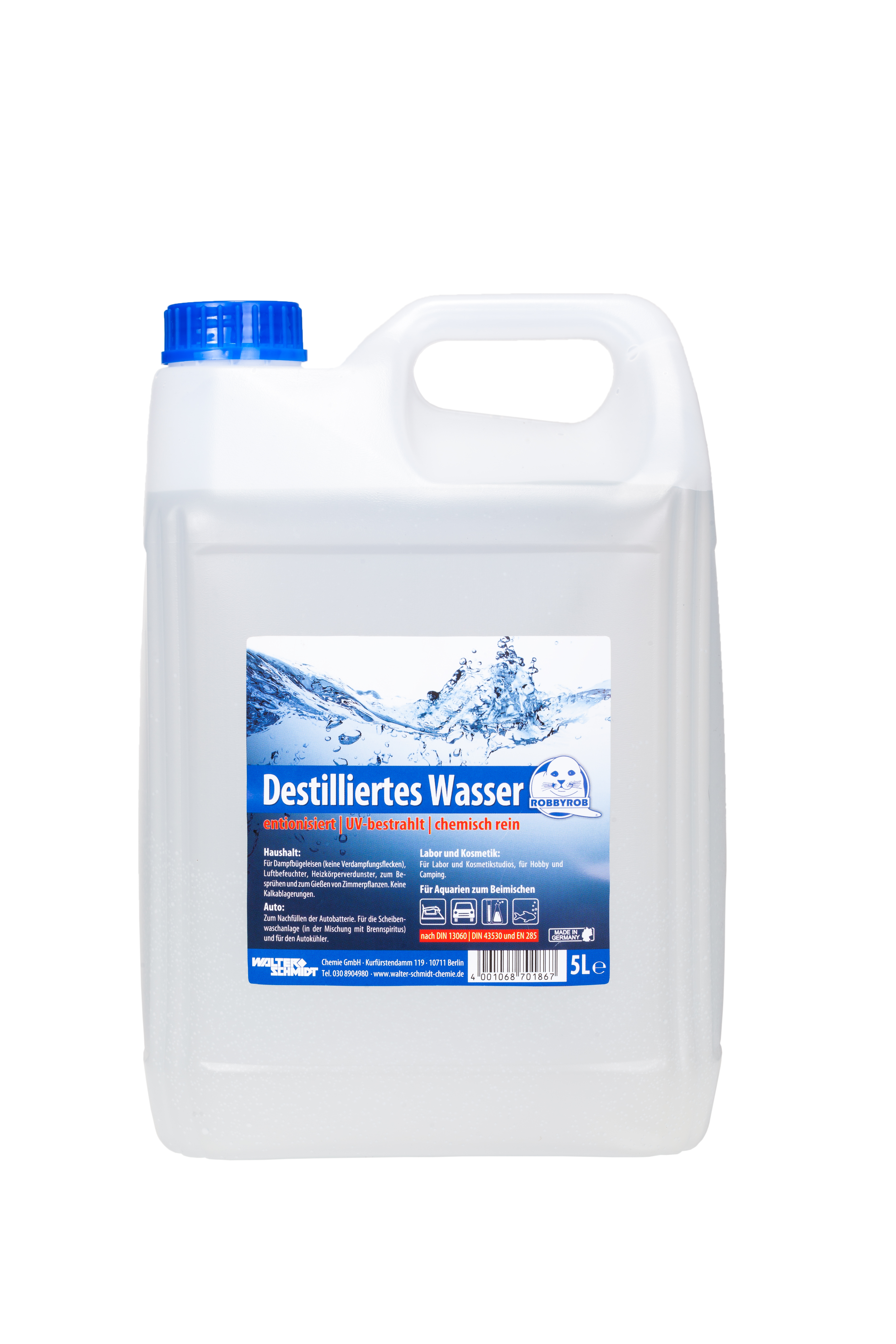Eau distillée RAVENOL destilliertes Wasser | WALTER SCHMIDT CHEMIE