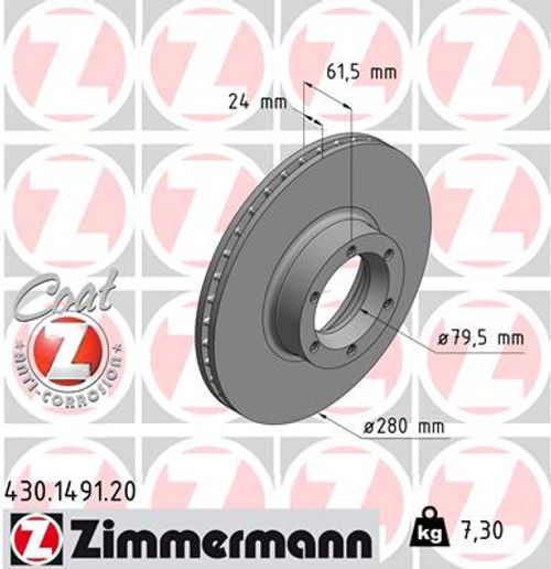Image du produit pour Disque de frein COAT Z