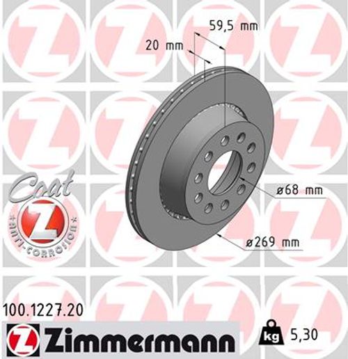 Image du produit pour Disque de frein COAT Z