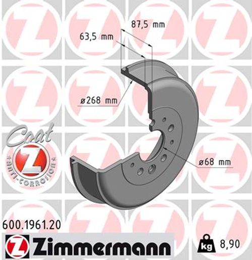 Image du produit pour Tambour de frein COAT Z